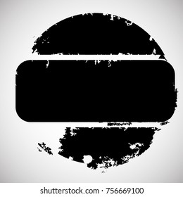 Grunge post Stamps Collection, Circles. Banners, Insignias , Logos, Icons, Labels and Badges Set . vector distress textures. vintage blank shapes.