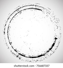 Grunge post Stamps Collection, Circles. Banners, Insignias , Logos, Icons, Labels and Badges Set . vector distress textures.blank shapes.