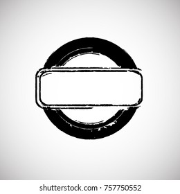 Grunge post Stamps Collection, Circles. Banners, Insignias , Logos, Icons, Labels and Badges Set . vector distress textures.blank shapes.