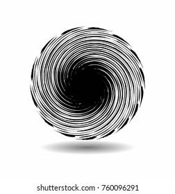 Grunge post Stamps Collection, Circles. Banners, Insignias , Logos, Icons, Labels and Badges Set . vector distress textures. blank spiral shapes.