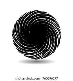 Grunge post Stamps Collection, Circles. Banners, Insignias , Logos, Icons, Labels and Badges Set . vector distress textures. blank spiral shapes.