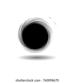 Grunge post Stamps Collection, Circles. Banners, Insignias , Logos, Icons, Labels and Badges Set . vector distress textures. blank spiral shapes.