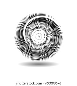 Grunge post Stamps Collection, Circles. Banners, Insignias , Logos, Icons, Labels and Badges Set . vector distress textures. blank spiral shapes.
