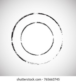 Grunge post Stamps Collection, Circles. Banners, Insignias , Logos, Icons, Labels and Badges Set . vector distress textures.blank shapes.