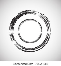 Grunge post Stamps Collection, Circles. Banners, Insignias , Logos, Icons, Labels and Badges Set . vector distress textures.blank shapes.