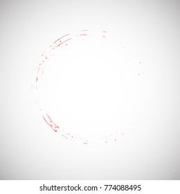 Grunge post Stamps Collection, Circles. Banners, Insignias , Logos, Icons, Labels and Badges Set . vector distress textures. red blank shapes.