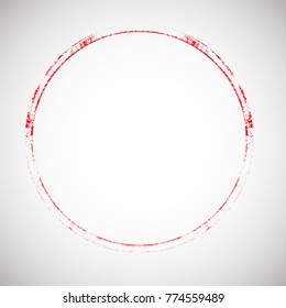 Grunge post Stamps Collection, Circles. Banners, Insignias , Logos, Icons, Labels and Badges Set . vector distress textures. red blank shapes.