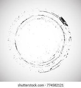 Grunge post Stamps Collection, Circles. Banners, Insignias , Logos, Icons, Labels and Badges Set . vector distress textures.blank shapes.