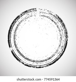 Grunge post Stamps Collection, Circles. Banners, Insignias , Logos, Icons, Labels and Badges Set . vector distress textures.blank shapes.