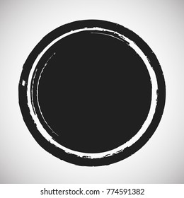 Grunge post Stamps Collection, Circles. Banners, Insignias , Logos, Icons, Labels and Badges Set . vector distress textures.blank shapes.