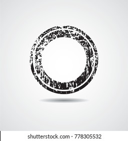 Grunge post Stamps Collection, Circles. Banners, Insignias , Logos, Icons, Labels and Badges Set . vector distress textures.blank shapes.