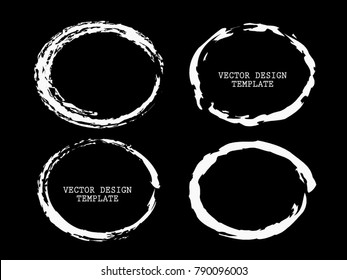Grunge post Stamps Collection, Circles. Banners, Insignias , Logos, Icons, Labels and Badges Set . vector distress textures.blank shapes.