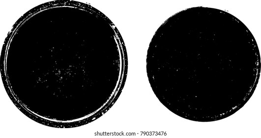 Grunge post Stamps Collection, Circles. Banners, Insignias , Logos, Icons, Labels and Badges Set . vector distress textures.blank shapes.