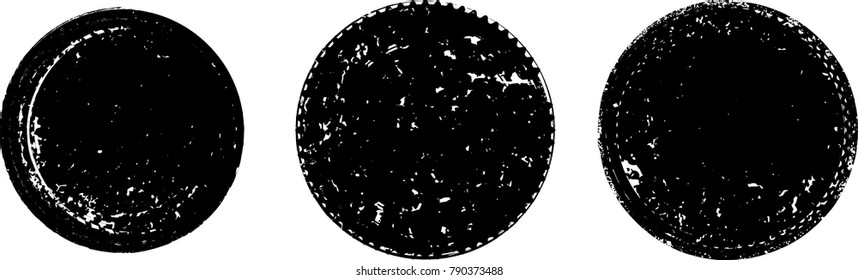 Grunge post Stamps Collection, Circles. Banners, Insignias , Logos, Icons, Labels and Badges Set . vector distress textures.blank shapes.