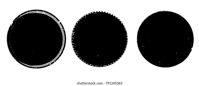 Grunge post Stamps Collection, Circles. Banners, Insignias , Logos, Icons, Labels and Badges Set . vector distress textures.blank shapes.