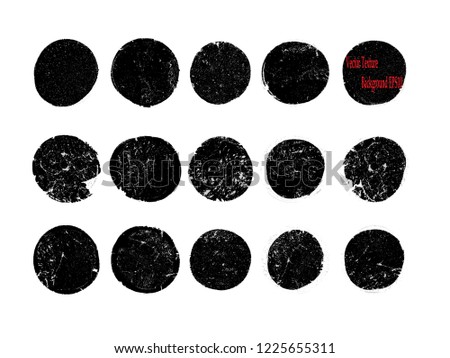 Grunge post Stamps Collection, Circles. Banners, Insignias , Logos, Icons, Labels and Badges Set . vector distress textures.blank shapes.
