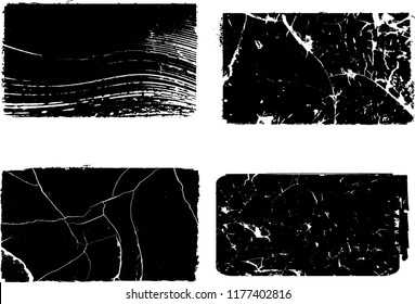 Grunge post Stamps Collection, rectangles
. Banners, Insignias , Logos, Icons, Labels and Badges Set . vector distress textures.blank shapes.