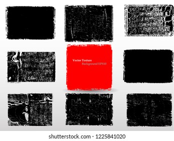 Grunge post Stamps Collection, rectangles
. Banners, Insignias , Logos, Icons, Labels and Badges Set . vector distress textures.blank shapes.