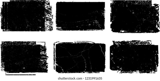 Grunge post Stamps Collection, rectangles
. Banners, Insignias , Logos, Icons, Labels and Badges Set . vector distress textures.blank shapes.