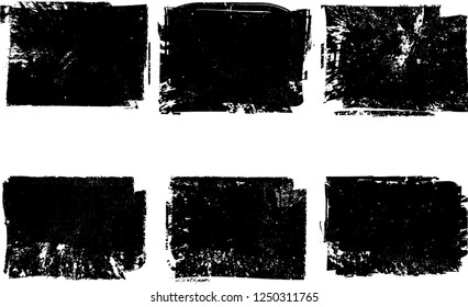 Grunge post Stamps Collection, rectangles
. Banners, Insignias , Logos, Icons, Labels and Badges Set . vector distress textures.blank shapes.