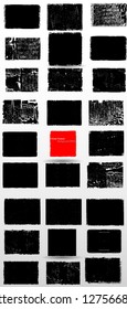 Grunge post Stamps Collection, rectangles
. Banners, Insignias , Logos, Icons, Labels and Badges Set . vector distress textures.blank shapes.