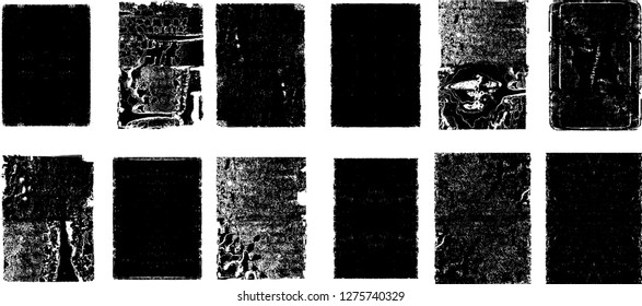 Grunge post Stamps Collection, rectangles
. Banners, Insignias , Logos, Icons, Labels and Badges Set . vector distress textures.blank shapes.
