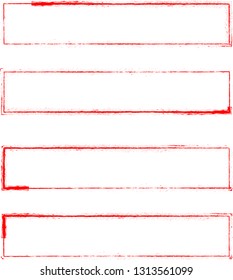 Grunge post Stamps Collection, rectangles. Banners, Insignias , Logos, Icons, Labels and Badges Set . vector distress textures.blank shapes.retro frames.
