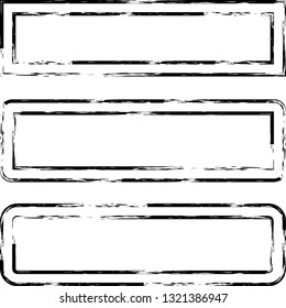 Grunge post Stamps Collection, rectangles
. Banners, Insignias , Logos, Icons, Labels and Badges Set . vector distress textures.blank shapes.