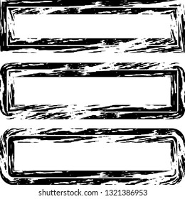Grunge post Stamps Collection, rectangles
. Banners, Insignias , Logos, Icons, Labels and Badges Set . vector distress textures.blank shapes.