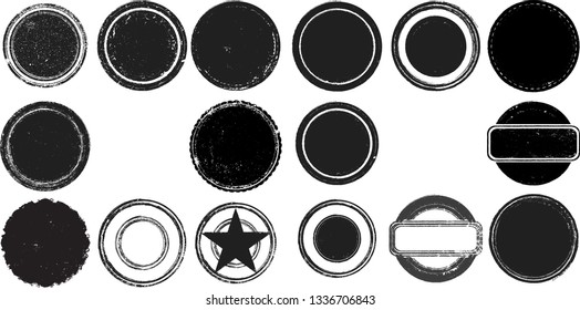 Grunge post Stamps Collection, rectangles
. Banners, Insignias , Logos, Icons, Labels and Badges Set . vector distress textures.blank shapes.