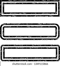 Grunge post Stamps Collection, rectangles
. Banners, Insignias , Logos, Icons, Labels and Badges Set . vector distress textures.blank shapes.