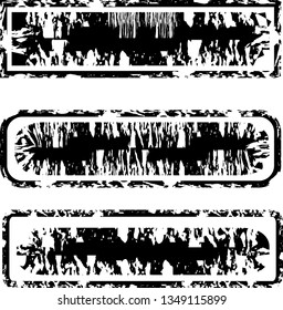 Grunge post Stamps Collection, rectangles
. Banners, Insignias , Logos, Icons, Labels and Badges Set . vector distress textures.blank shapes.