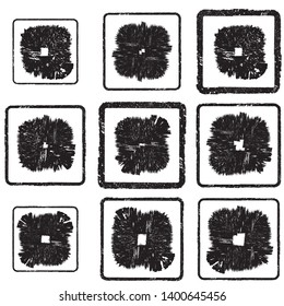 Grunge post Stamps Collection, rectangles
. Banners, Insignias , Logos, Icons, Labels and Badges Set . vector distress textures.blank shapes.