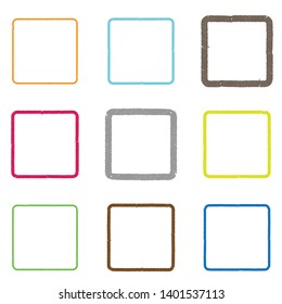 Grunge post Stamps Collection, rectangles
. Banners, Insignias , Logos, Icons, Labels and Badges Set . vector distress textures.blank shapes.