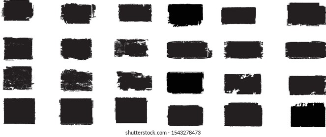Grunge post Stamps Collection, rectangles
. Banners, Insignias , Logos, Icons, Labels and Badges Set . vector distress textures.blank shapes.