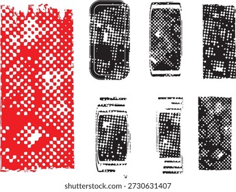 Grunge post Stamps Collection, rectangles
. Banners, Insignias , Logos, Icons, Labels and Badges Set . vector distress textures.blank sha