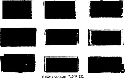 Grunge post Stamps Collection, rectangles
. Banners, Insignias , Logos, Icons, Labels and Badges Set . vector distress textures.blank shapes.