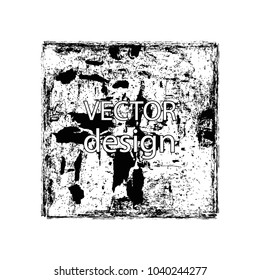 Grunge post Stamps Collection, square. Banners, Insignias , Logos, Icons, Labels and Badges Set . vector distress textures.blank shapes.