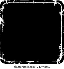 Grunge post Stamps Collection, square. Banners, Insignias , Logos, Icons, Labels and Badges Set . vector distress textures.blank shapes.