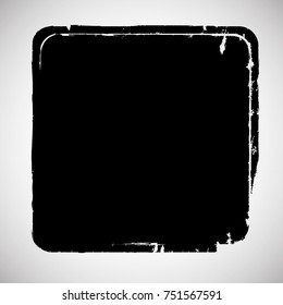 Grunge post Stamps Collection, square. Banners, Insignias , Logos, Icons, Labels and Badges Set . vector distress textures.blank shapes.