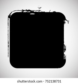 Grunge post Stamps Collection, Square , rectangles . Banners, Insignias , Logos, Icons, Labels and Badges Set . vector distress textures.blank shapes.