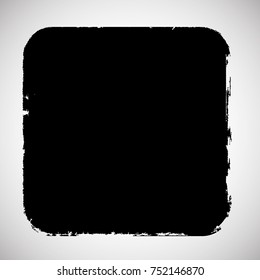 Grunge post Stamps Collection, square. Banners, Insignias , Logos, Icons, Labels and Badges Set . vector distress textures.blank shapes.