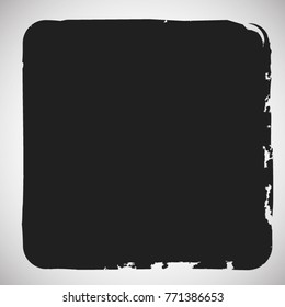 Grunge post Stamps Collection, square. Banners, Insignias , Logos, Icons, Labels and Badges Set . vector distress textures.blank shapes.