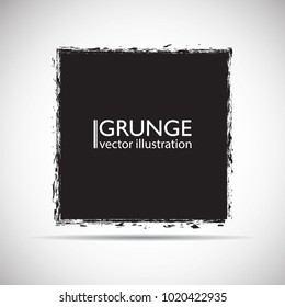 Grunge post Stamps Collection, squares. Banners, Insignias , Logos, Icons, Labels and Badges Set . vector distress textures.blank shapes.