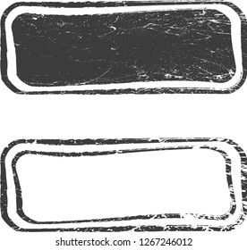 Grunge post Stamps Collection,  Squares , rectangles, frames. Banners, Insignias , Logos, Icons, Labels and Badges Set . vector distress textures.blank shapes.