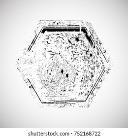Grunge post Stamps Collection, squares. Banners, Insignias , Logos, Icons, Labels and Badges Set . vector distress textures.blank shapes.
