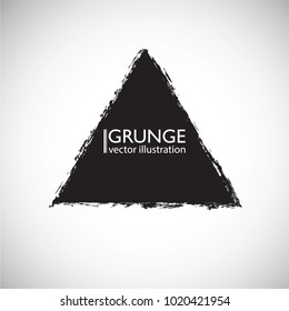 Grunge post Stamps Collection, triangle. Banners, Insignias , Logos, Icons, Labels and Badges Set . vector distress textures.blank shapes.