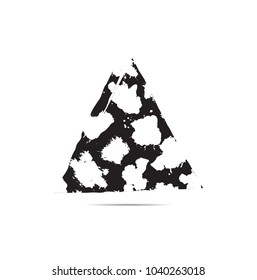 Grunge post Stamps Collection, triangle
. Banners, Insignias , Logos, Icons, Labels and Badges Set . vector distress textures.blank shapes.