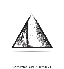 Grunge post Stamps Collection, triangles
. Banners, Insignias , Logos, Icons, Labels and Badges Set . vector distress textures.blank shapes.