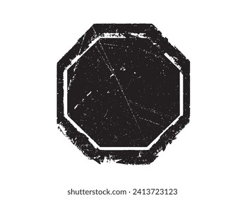Grunge post Stamps set. Overlay texture stamps with banners , logos, icon, label and Badges. Distress grain surface dust and rough background concept. Place over object to create grunge effect.